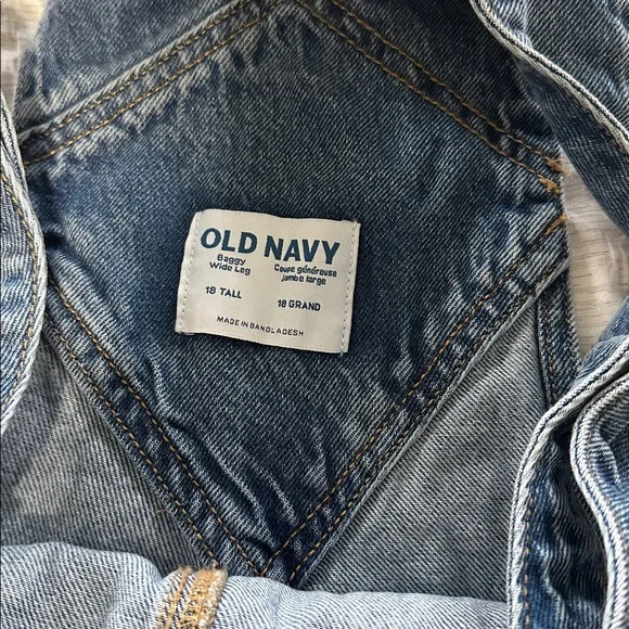 Old Navy Classic Blue Denim Overalls - Picture 4 of 4